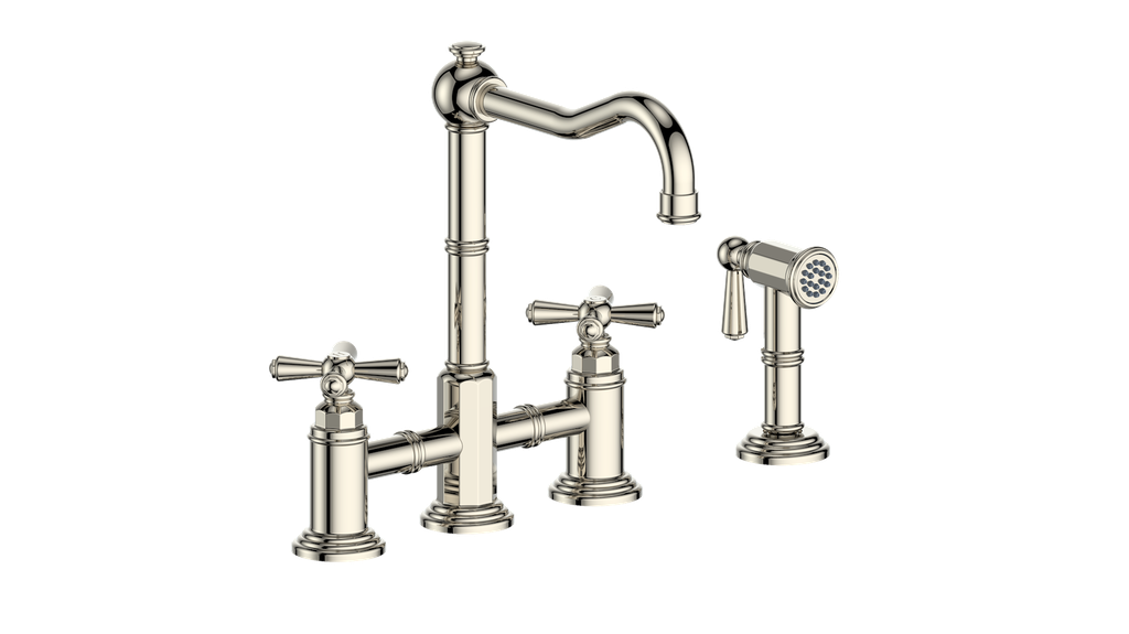 Vogt Carinthia Bridge Kitchen Faucet With Side Spray
