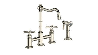 Vogt Carinthia Bridge Kitchen Faucet With Side Spray