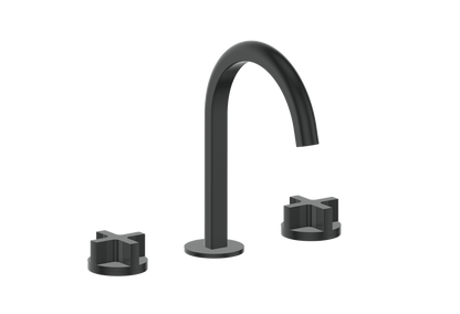 Vogt Mond 8" C.C. Lavatory Faucet With Pop-Up Drain - Cross Handle