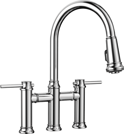 Blanco Empressa Pull-Down Bridge Kitchen Faucet 1.5 GPM