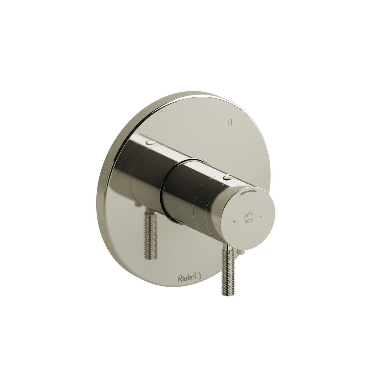 Riobel Riu 1/2" Thermostatic & Pressure Balance Trim With Up To 5 Functions, Knurled Handles