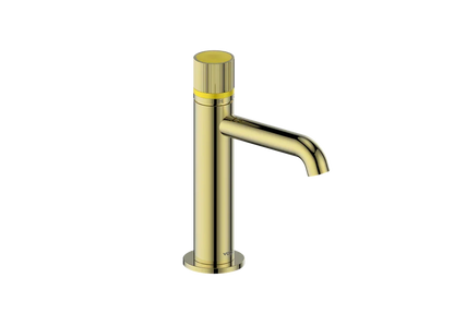Vogt Mond Single Hole Lavatory Faucet with Pop-Up Drain - Brushed Gold
