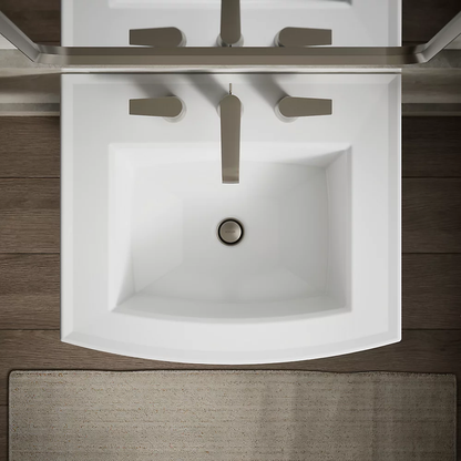Kohler Archer 24" Rectangular Pedestal Bathroom Sink