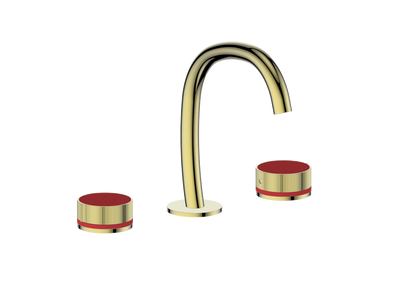 Vogt Mond 8" C.C. Lavatory Faucet With Pop-Up Drain - Moon Handle - BF.M1.1331
