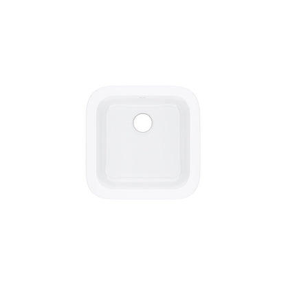 Rohl Allia 18" Fireclay Single Bowl Bar/Food Prep Kitchen Sink - 5927
