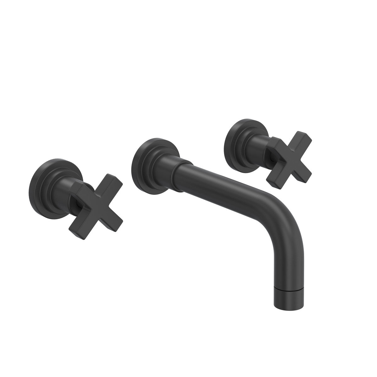 Rohl Lombardia Wall Mount Lavatory Faucet Trim Cross Handles - A2207XMTO-2