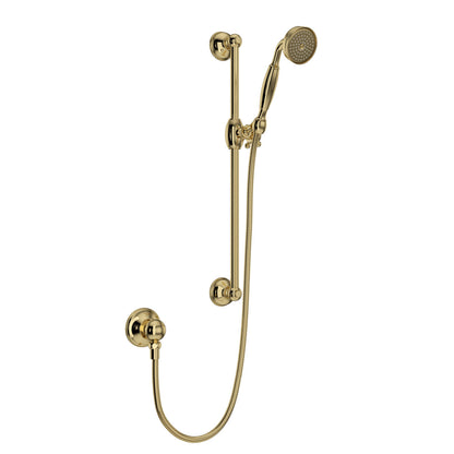 Rohl Handshower Set With 22" Slide Bar And Single Function Handshower - 1301E