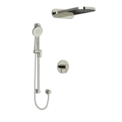 Riobel Riu Shower Kit 2745 With Rough-In Valve, Knurled Handles - KIT2745RUTMKN