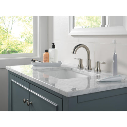 Delta Trinsic Two Handle Widespread Pull Down Bathroom Faucet - 3559-PD-DST