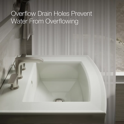 Kohler Archer 24" Rectangular Pedestal Bathroom Sink