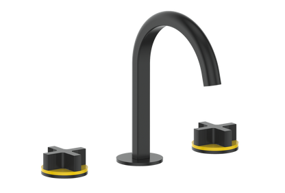 Vogt Mond 8" C.C. Lavatory Faucet With Pop-Up Drain - Cross Handle
