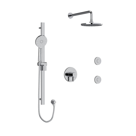 Riobel Paradox Shower Kit 3545 With Rough-In Valve - KIT3545PXTM