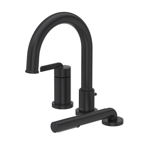 Riobel Authentica 3-Hole Pressure Balance Deck Mount Tub Filler Trim