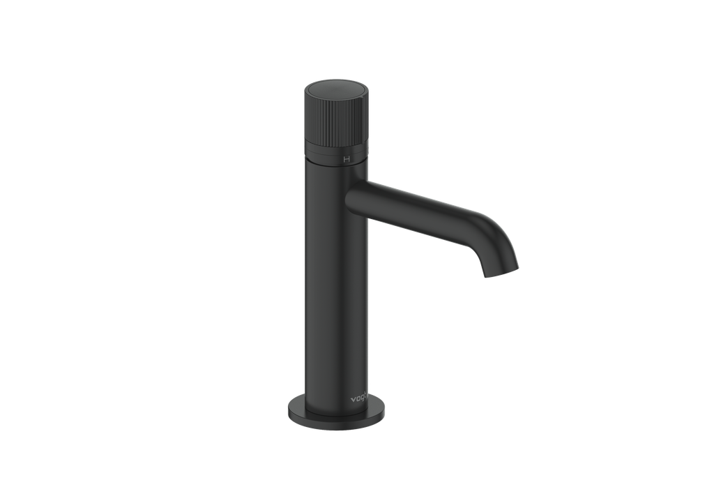 Vogt Mond Single Hole Lavatory Faucet with Pop-Up Drain - Matte Black