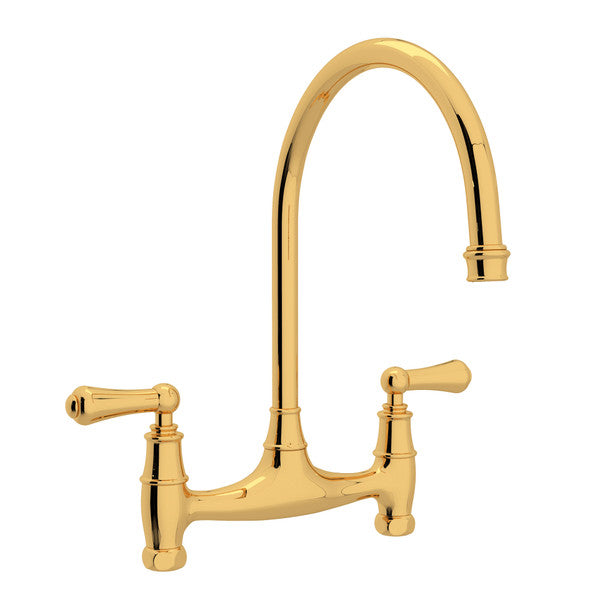 Perrin & Rowe Georgian Era Bridge Kitchen Faucet Without Union U.4791L