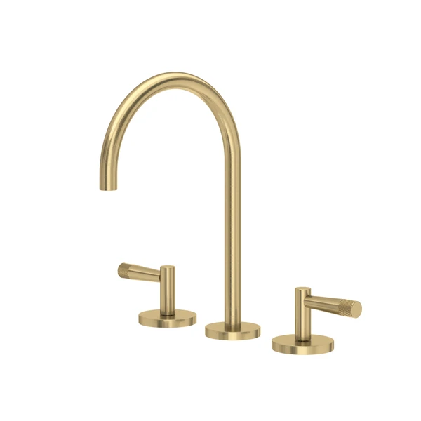 Rohl Amahle Widespread Lavatory Faucet With C-Spout & Lever Handles - AM08D3LM