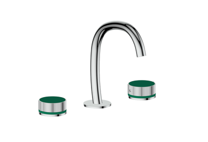 Vogt Mond 8" C.C. Lavatory Faucet With Pop-Up Drain - Moon Handle - BF.M1.1331