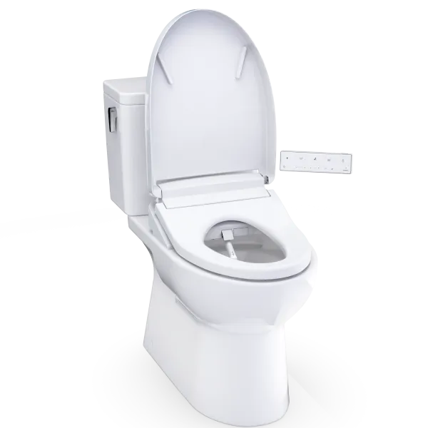 TOTO NEW Glaston Washlet+ S5 Two-Piece Toilet - 1.28 GPF Universal Height