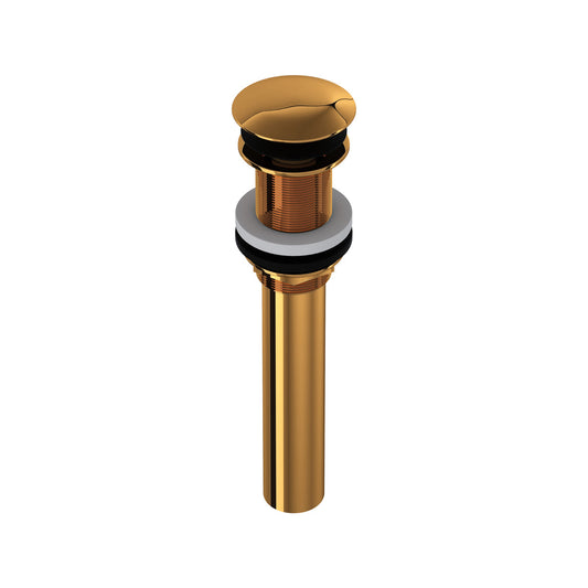 Rohl Lavatory Push Drain Without Overflow With 6 Inch Tailpiece - 5445