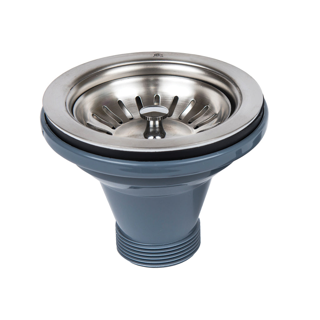 Évier de cuisine encastrable en acier inoxydable Vogt Enns de calibre 18 avec grille de fond - KS.3020.E18R-63