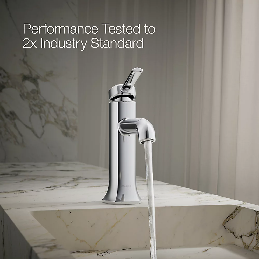 Kohler Occasion Single-Handle Bathroom Sink Faucet, 1.2 GPM