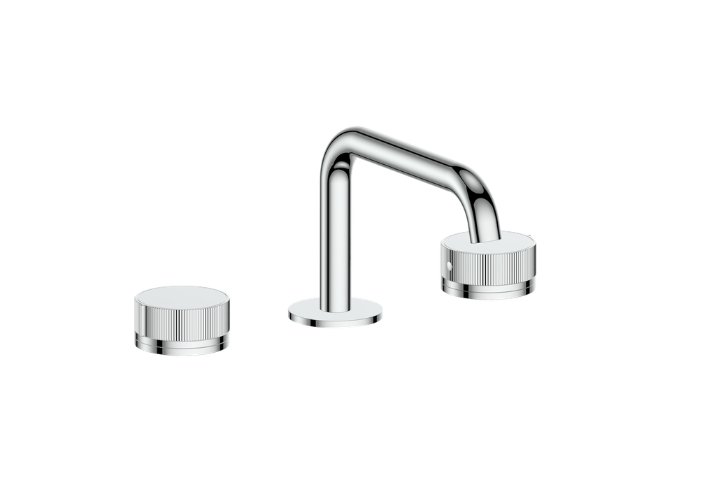 Vogt Mond 8" C.C. Lavatory Faucet With Pop-Up Drain Angular Spout in Chrome