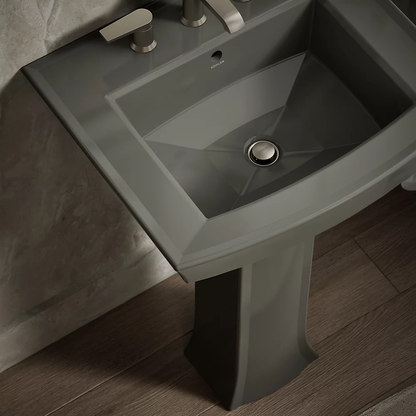 Kohler Archer 24" Rectangular Pedestal Bathroom Sink