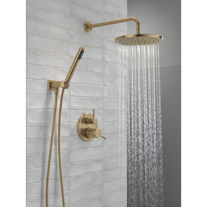 Delta T342702 Modern Cylindrical Raincan Shower Trim with Hand Shower