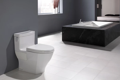 TOTO Legato One-Piece Toilet 1.28 GPF, Elongated, Universal Height, Washlet+ Connection