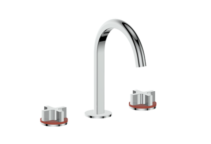 Vogt Mond 8" C.C. Lavatory Faucet With Pop-Up Drain - Cross Handle