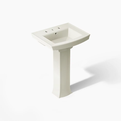Kohler Archer 24" Rectangular Pedestal Bathroom Sink