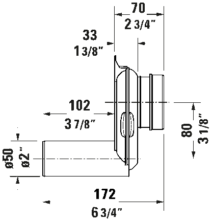 Duravit Universal P-Trap - 005113