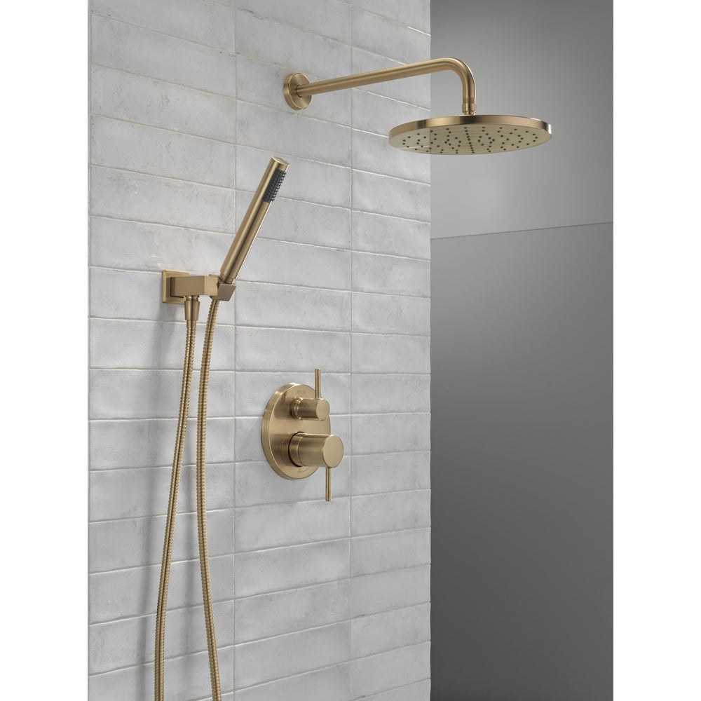 Delta T342702 Modern Cylindrical Raincan Shower Trim with Hand Shower