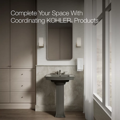 Kohler Archer 24" Rectangular Pedestal Bathroom Sink