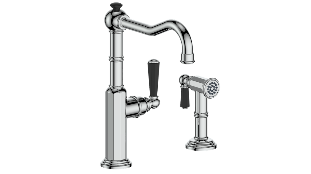 Vogt Carinthia 2-Hole Kitchen Faucet With Side Spray