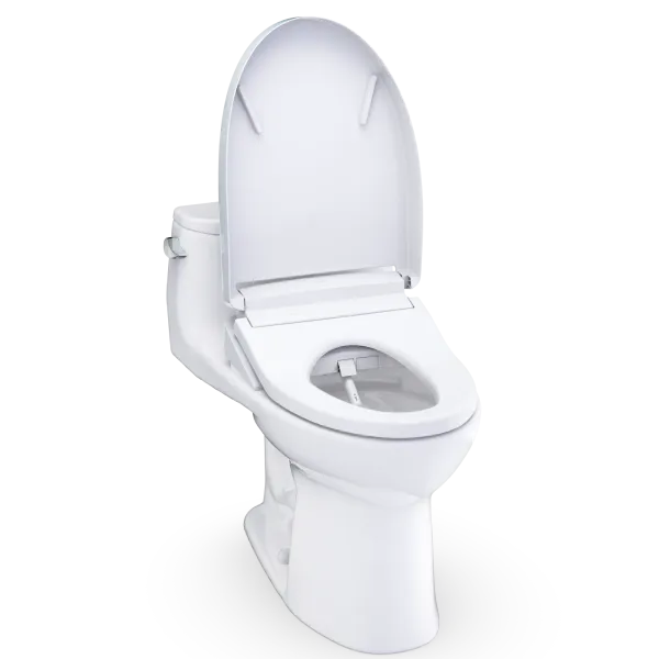 TOTO NEW Ultramax Washlet + S2 Low Profile One-Piece Toilet - 1.28 GPF Universal Height