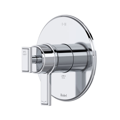 Riobel Manifesto 1/2" Therm & Pressure Balance Trim With 3 Functions (Share) - TMF23