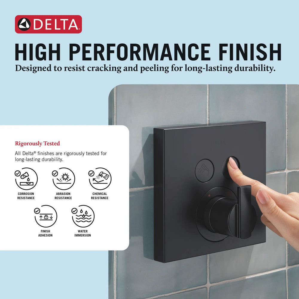 Delta SelectChoice Ara Angular Modern Push-Button Shower Trim - T37T267