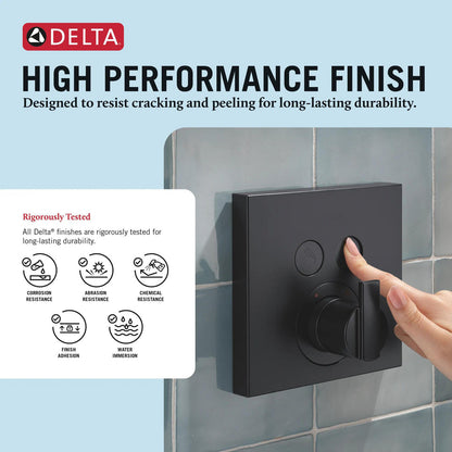 Delta SelectChoice Ara Angular Modern Push-Button Shower Trim - T37T267