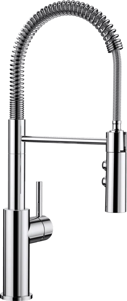 Blanco Catris Semi-Pro Pull-Down Faucet Dual Spray 1.5 GPM - Polished Chrome
