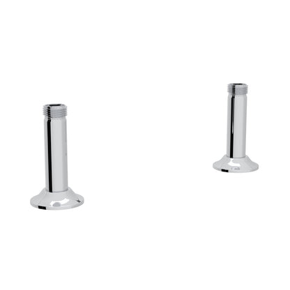 Perrin & Rowe Georgian Era Bridge Kitchen Faucet Straight Deck Unions - U.6794