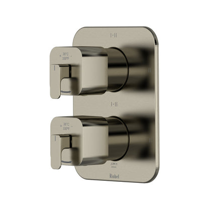 Riobel Equinox 3/4" Therm & Pressure Balance Trim With 6 Functions (Share) - TEQ46N