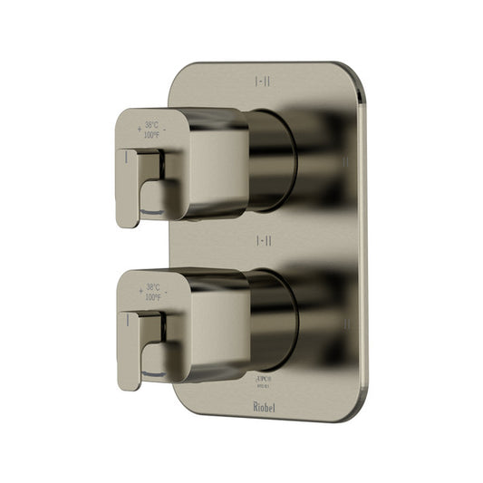 Riobel Equinox 3/4" Therm & Pressure Balance Trim With 6 Functions (Share) - TEQ46N