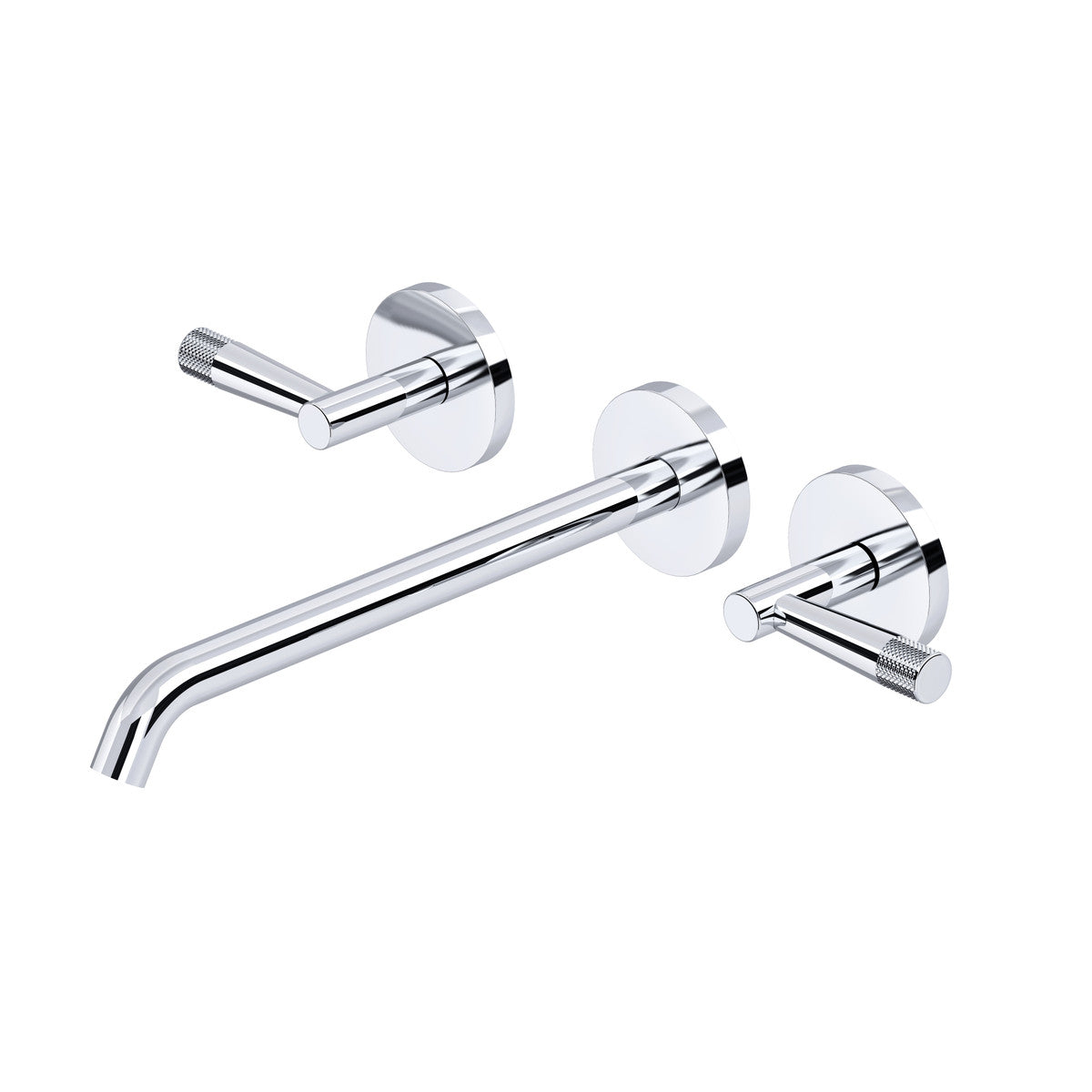 Rohl Amahle Wall Mount Tub Filler Trim With C-Spout, Lever Handles - TAM06W3LM
