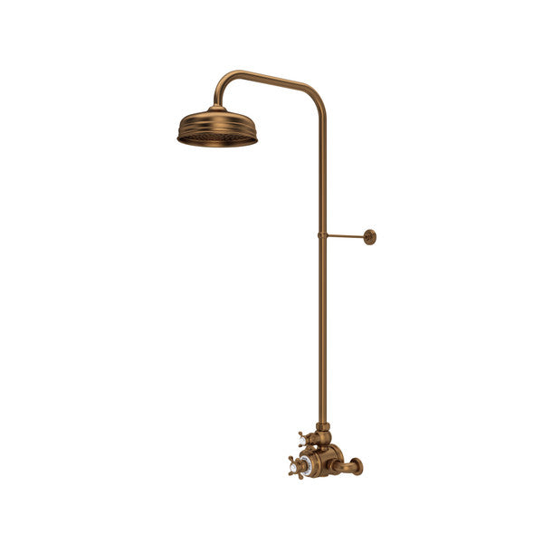 Perrin & Rowe Edwardian 3/4" Exposed Wall Mount Thermostatic Shower System, U.KIT2X