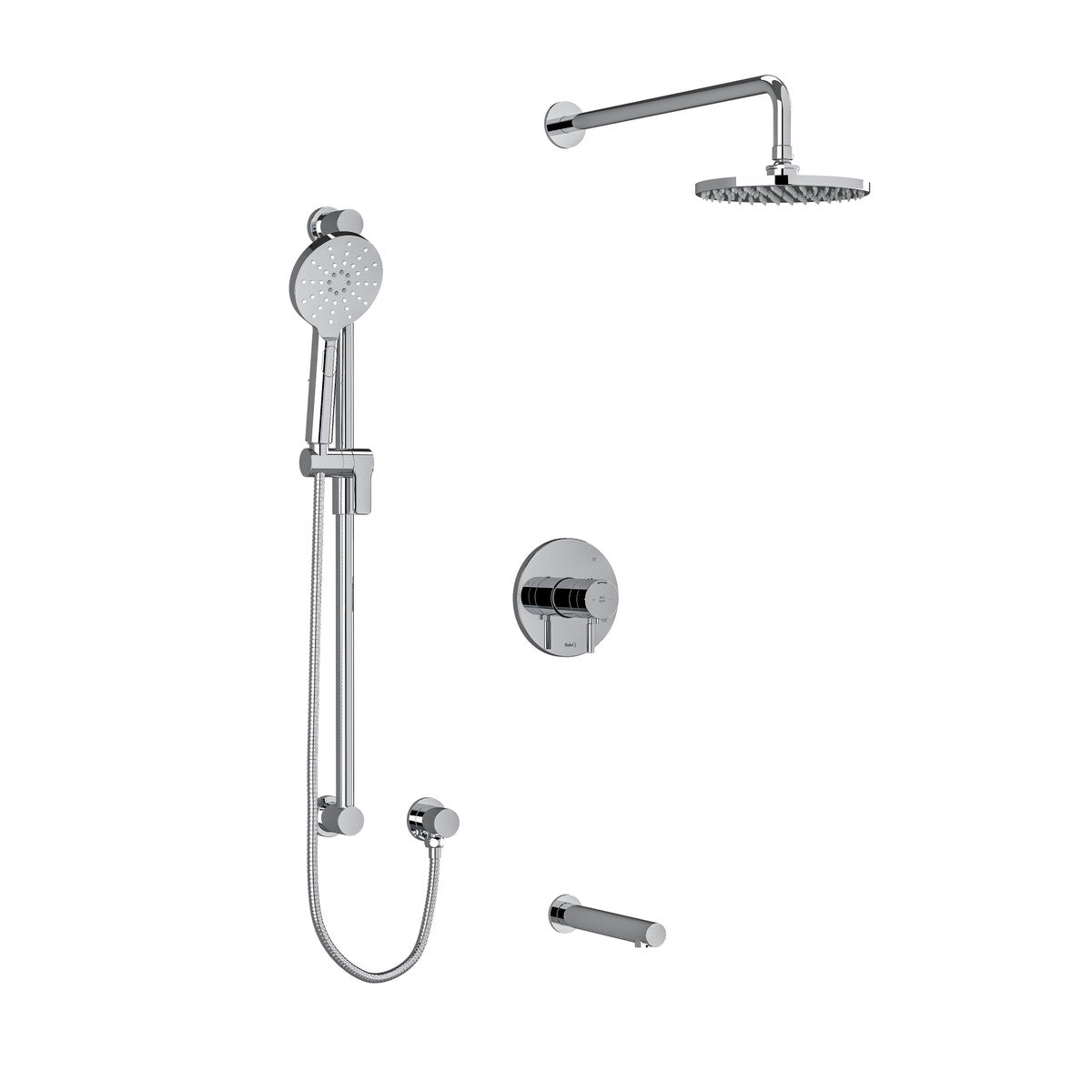 Riobel Riu Shower Trim Kit 1345 Trim Only - Plain Handles - TKIT1345RUTM