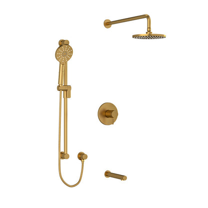 Riobel Riu Shower Trim Kit 1345 Trim Only - Knurled Handles - TKIT1345RUTMKN