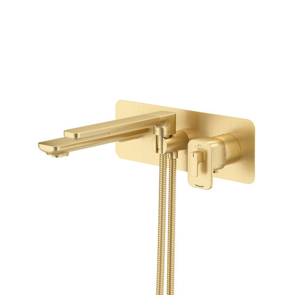 Riobel Equinox Robinet de baignoire thermostatique/à équilibre de pression mural, garniture seulement - TEQ21