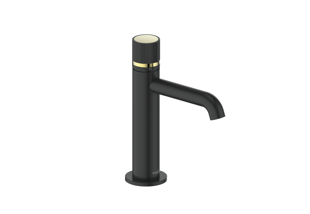 Vogt Mond Single Hole Lavatory Faucet with Pop-Up Drain - Matte Black