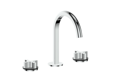 Vogt Mond 8" C.C. Lavatory Faucet With Pop-Up Drain - Cross Handle
